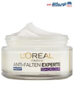 كريم لوريال الليلي للتجاعيد - loreal night cream anti-wrinkle expert 55+, 50 ml