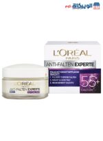 كريم لوريال الليلي للتجاعيد - loreal night cream anti-wrinkle expert 55+, 50 ml