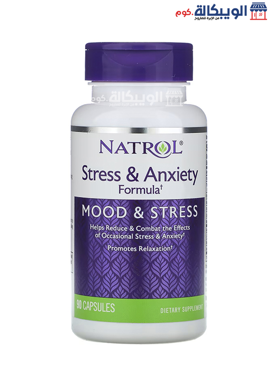 Get Natrol Stress And Anxiety Capsules - 90 Capsules | Elwebkala.com