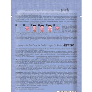 Purederm Deep Purifying Pink O2 Bubble Mask Peach