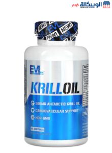 Evlution Nutrition Krill Oil Capsules To Improve Heart Health 500 Mg 60 Capsules