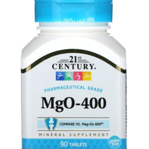 كبسولات MgO 400 لزيادة طاقة الجسم 90 كبسولة