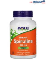 NOW Foods Spirulina 500 mg 120 Veg Capsules