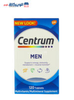 ملتي فيتامين للرجال من سنتروم 120 كبسولة - centrum men multivitamin 