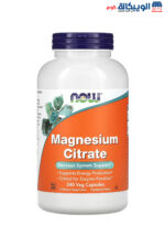 NOW Foods Magnesium Citrate Now for Support nervous system 240 Veg Capsules