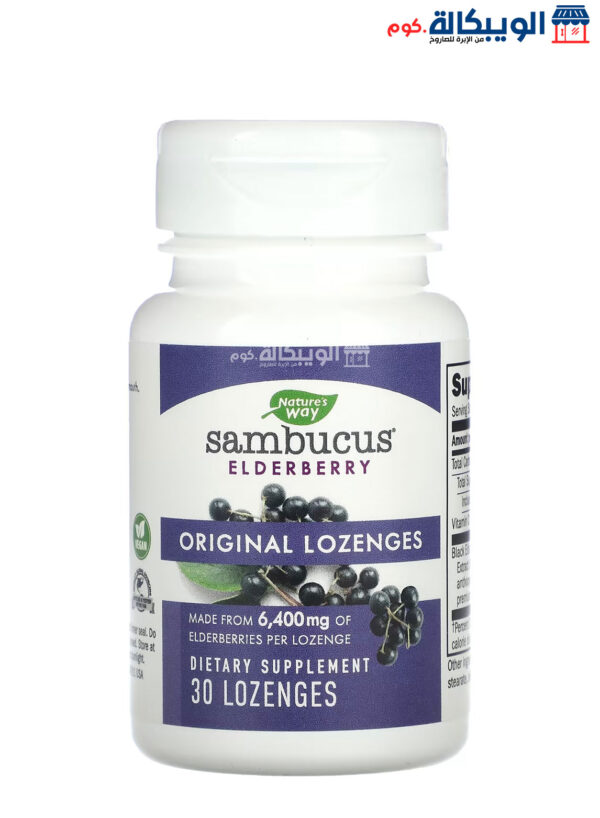 Nature'S Way Sambucus Elderberry Original Lozenges For Support Immune Health 30 Lozenges 