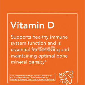 كبسولات فيتامين د 3 عالي الفعالية من ناو فودز‏ لتعزيز جهاز المناعة 125 مكجم 240 كبسولة هلامية - NOW Foods Vitamin D-3 High Potency 240 Softgels