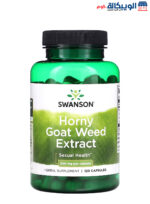 Swanson Horney Goat Weed tablets for support Sexual health 500 mg 120 tablets 