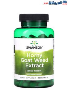 Swanson Horney Goat Weed Tablets For Support Sexual Health 500 Mg 120 Tablets 