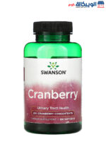 سوانسون حبوب كرانبيري 180 كبسولة هلامية Swanson Cranberry