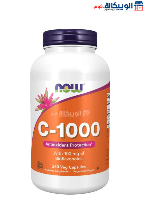 Now Foods C 1000 Capsules With Bioflavonoids For Support Overall Health And Strengthen The Immune 250 Veg Capsules 