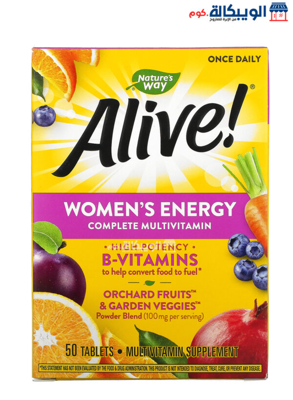 Nature’s Way, Alive Multivitamin Capsules Women’s Energy Complete