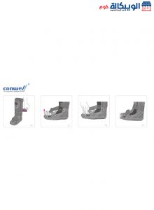 Conwell Air Cast Walking Boot Short To Stabilize The Affected Parts Of The Foot