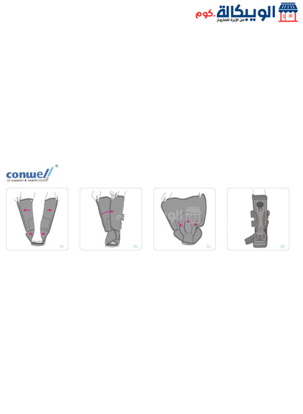 Conwell Air Cast Walking Boot Short To Stabilize The Affected Parts Of The Foot