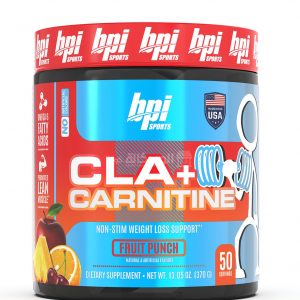 Bpi Sports Cla + Carnitine To Converting Fat Into Energy, Fruit Punch 50 Servings