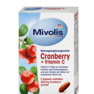 Cranberry and Vitamin C capsules