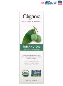 زيت تامانو طبيعي لعلاج جفاف الشعر وتساقطه - Cliganic, 100% Pure &Amp; Natural Oil, Tamanu, 2 Fl Oz (60 Ml)