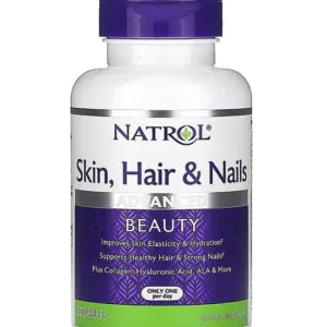 Natrol skin hair nails capsules