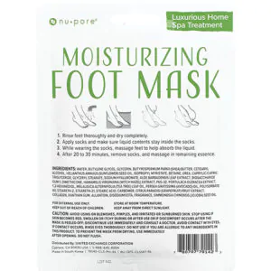 How to use Nu-pore Moisturizing foot socks