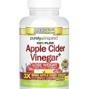 حبوب خل التفاح مع القهوة الخضراء Purely inspired Apple cider vinegar with Green coffee