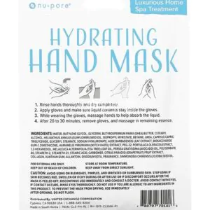 مكونات Nu-Pore Hydrating Hand Mask