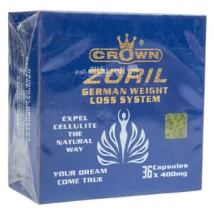 سعر كبسولات زوريل الاصلي للتخسيس وحرق الدهون Crown Zoril