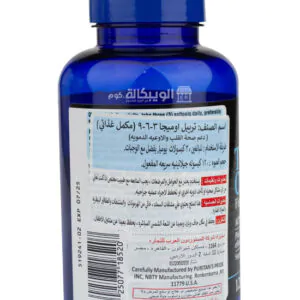 دواء تريبل اوميغا Puritan's pride Triple omega 3 6 9 fishoil Flax & Borage oils