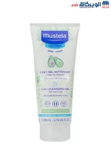 موستيلا شامبو وجل الاستحمام للأطفال Mustela 2 In 1 Cleansing Gel Hair And Body For Baby الحجم 200 مل