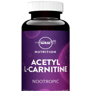 اقراص ال كارنيتين أسيتيل من ام ار ام نيوترشن لدعم اللياقة البدنية 60 كبسولة نباتية - Mrm Nutrition Acetyl L-Carnitine 60 Vegan Capsules