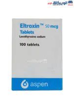 دواء التروكسين 50 eltroxin لعلاج خمول الغدة الدرقية 100 قرص