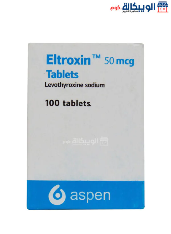 دواء التروكسين 50 Eltroxin لعلاج خمول الغدة الدرقية 100 قرص