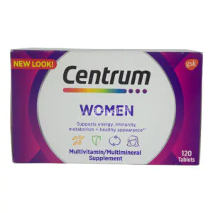 افضل ملتى فيتامين سنتروم للنساء 120كبسولة Centrum Women Multivitamin