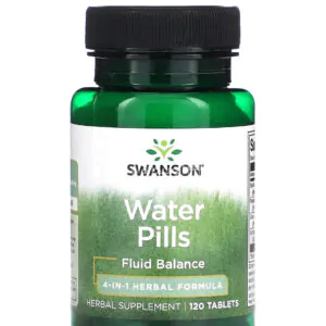 سوانسون حبوب واتر بيل لتوازن السوائل داخل الجسم 120 كبسولة Swanson Water Pills